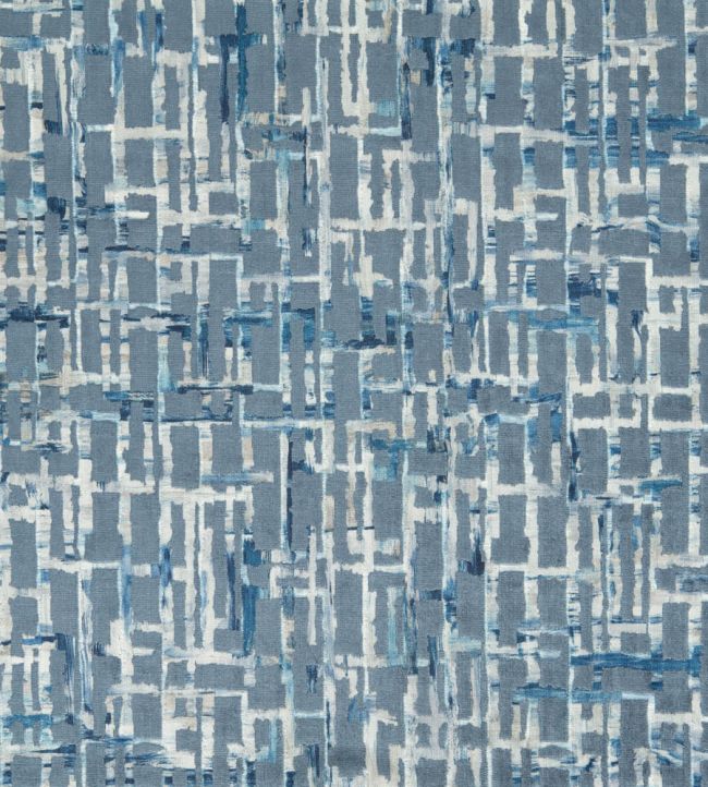 Quadrata Fabric by Clarke & Clarke Midnight