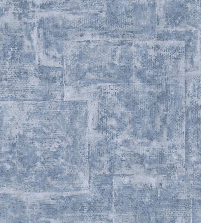 Quilt Wallpaper by Arte Silver Lake Blue