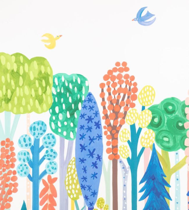 Rainbow Forest Fabric by Villa Nova Green