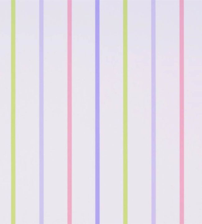 Rainbow Stripe Wallpaper by Designers Guild Jane Clayton