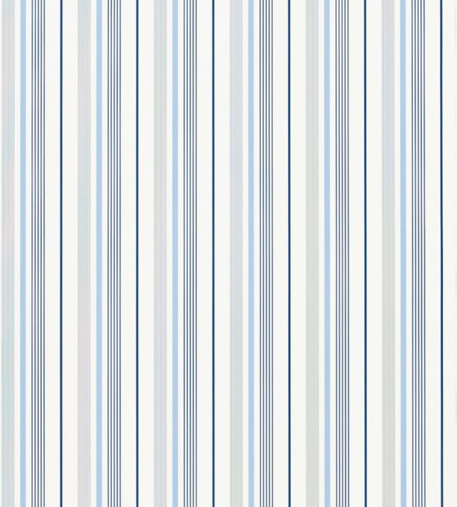 Gable Stripe Wallpaper by Ralph Lauren in French Blue | Jane Clayton Gable Stripe Wallpaper by Ralph Lauren in French Blue | Jane Clayton