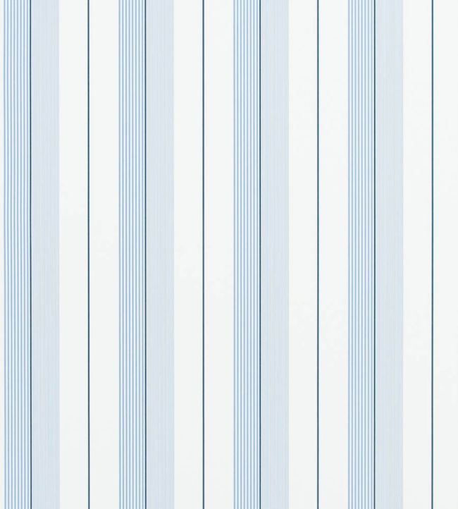 Aiden Stripe Wallpaper by Ralph Lauren in Blue/Navy/White | Jane Clayton Aiden Stripe Wallpaper by Ralph Lauren in Blue/Navy/White | Jane Clayton