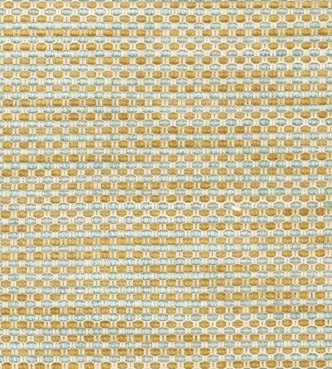 Rattan Fabric by Marvic Jaune/Duck Egg