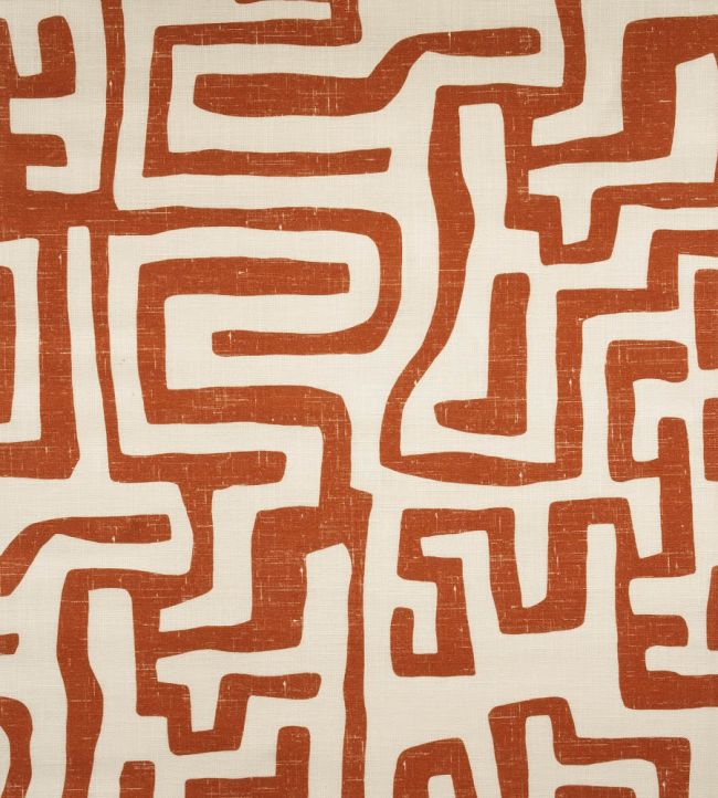 Reef Outdoor Fabric by Andrew Martin Lava
