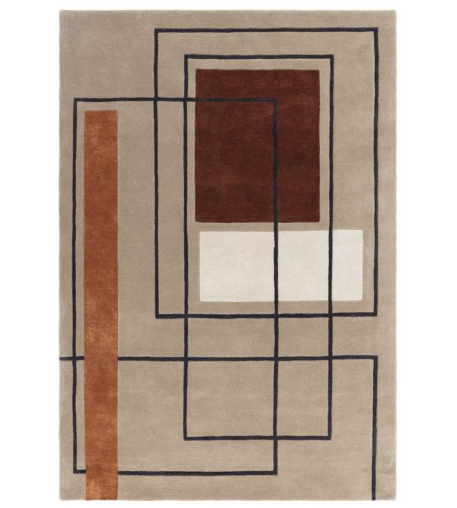 Asiatic Reef Outline rug Terracotta RF20 REEF1201700020 Terracotta RF20