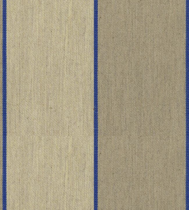 Regatta Stripe 3 Fabric by Ian Mankin Indigo