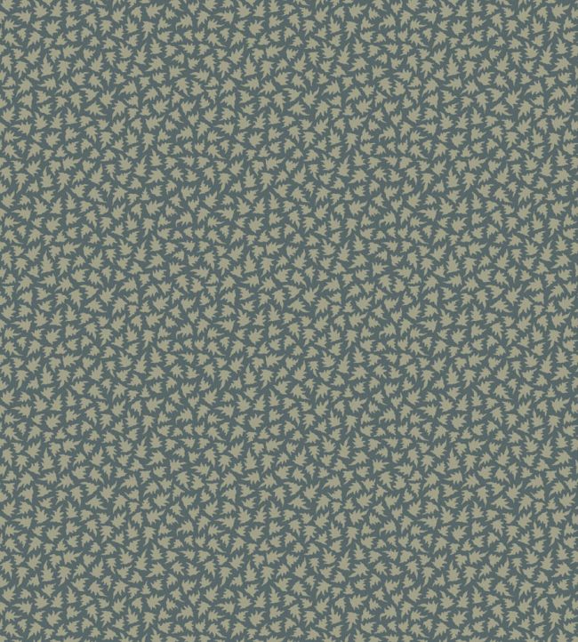 Renaissance Leaves Wallpaper by Farrow & Ball Inchyra Blue / Lichen