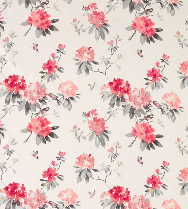 Rhodera Fabric by Sanderson Coral
