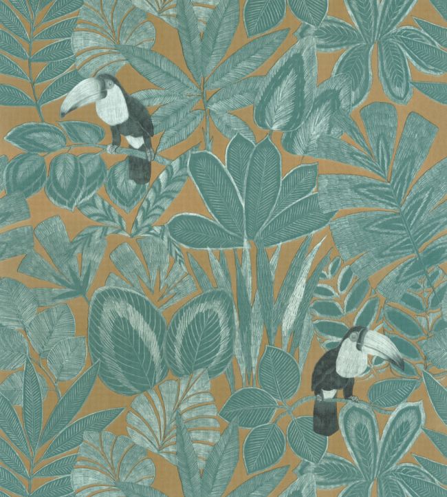 Rio Wallpaper by Caselio Vert Anglais