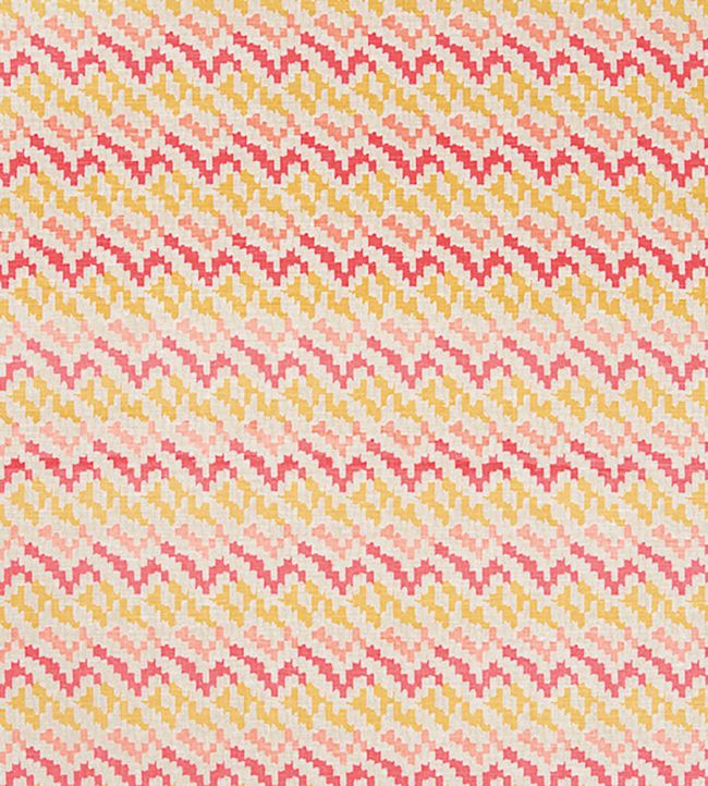 Ripple Fabric in Coral by Christopher Farr Cloth | Jane Clayton