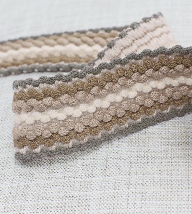 Finola Knit Braid Trimming by Romo Oyster