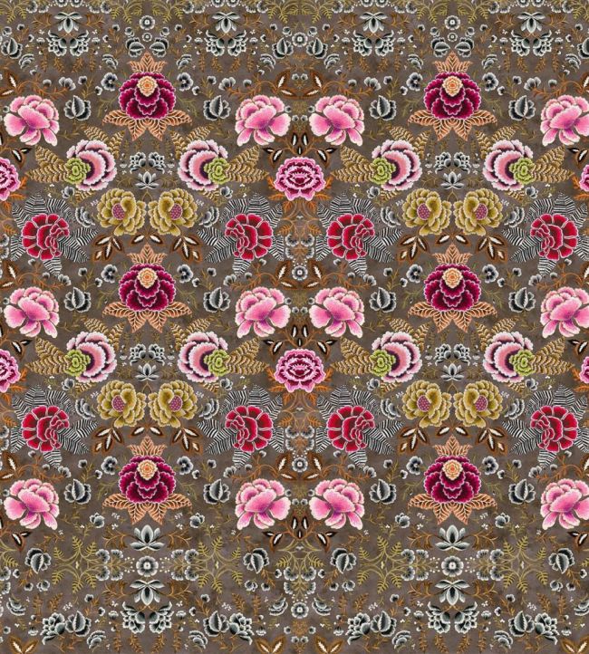 Rose De Damas Mural by Designers Guild Cranberry