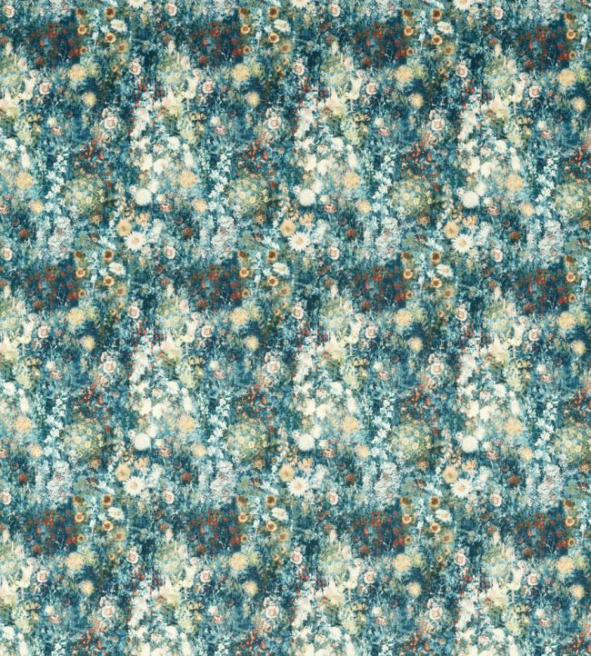 Rosedene Fabric by Studio G Denim / Spice
