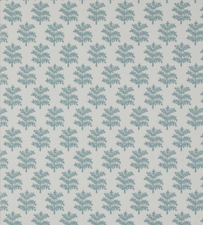 Rowan Wallpaper by Jane Churchill Soft Blue