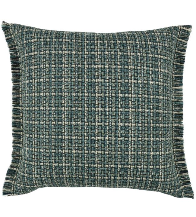 Ruban Cushion 55 x 55cm by Black Edition Teal