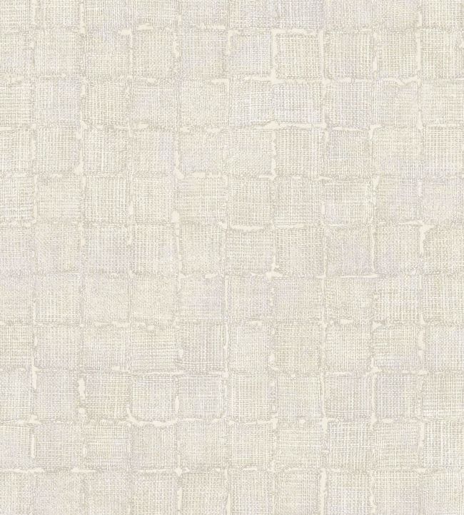 Rustic Check Wallpaper by Eijffinger White / Cream