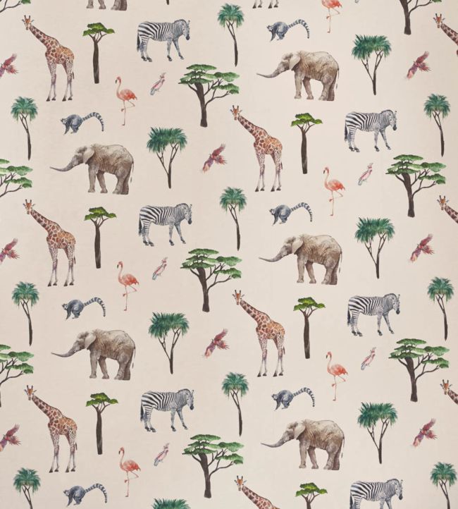 Safari Park Wallpaper in Jungle by Prestigious Textiles | Jane Clayton Safari Park Wallpaper in Jungle by Prestigious Textiles | Jane Clayton