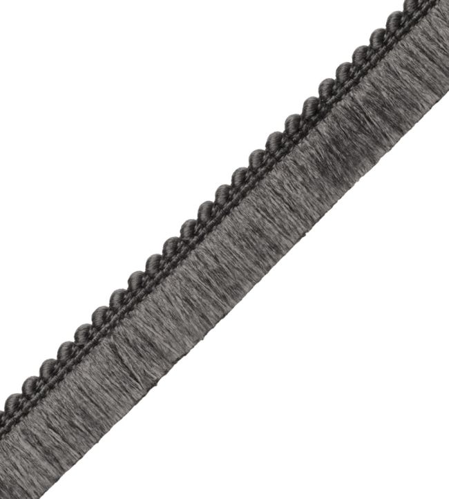 Saisons Brush Fringe Trimming by Samuel & Sons Charcoal