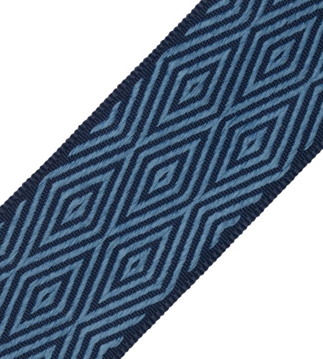 Saisons Diamond Border Trimming by Samuel & Sons Indigo