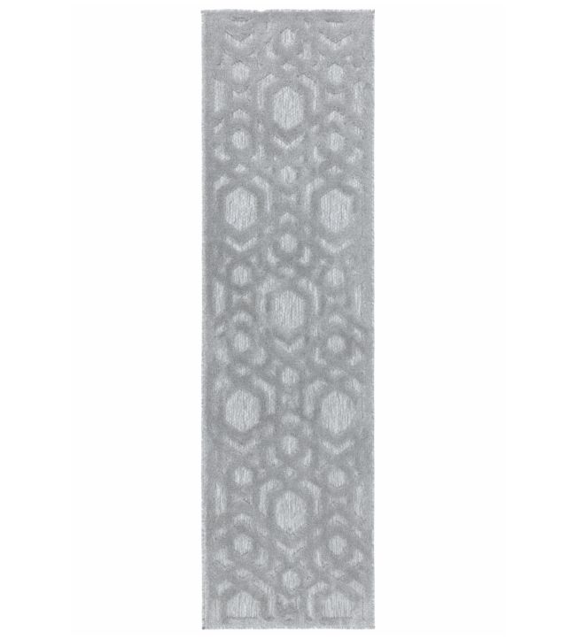 SALTR-03-66240-Salta Geometric Runner-Rugs-Silver Silver