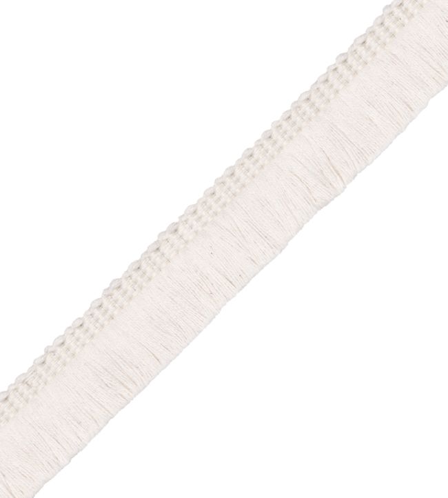 Bali Cotton 1" Brush Fringe Trimming by Samuel & Sons Cream