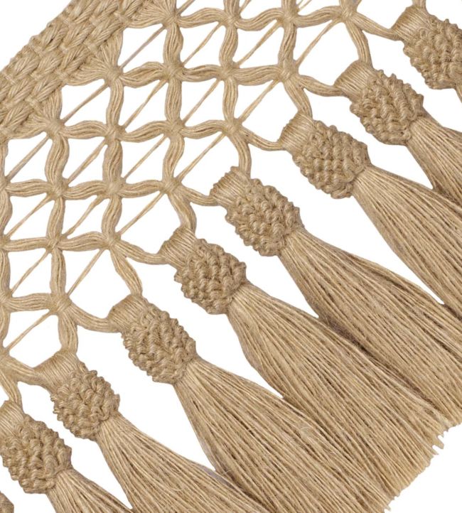 Bali Jute Tassel Skirt Fringe Trimming by Samuel & Sons Burlap
