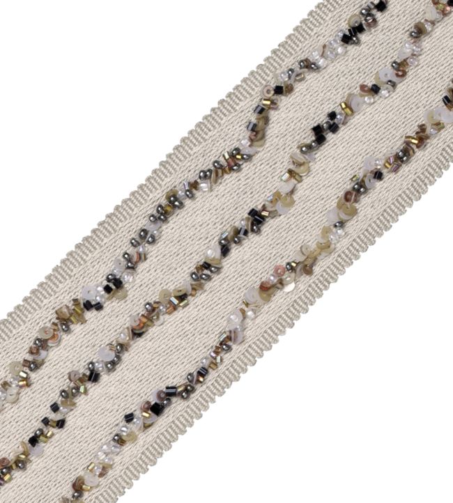 Galaxy Beaded Border Trimming by Samuel & Sons Topaz