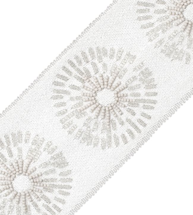 Halo Beaded Border Trimming by Samuel & Sons Titanium
