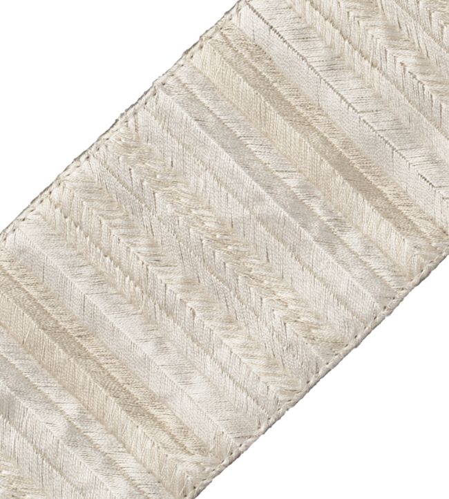 Moonlight Embroidered Border Trimming by Samuel & Sons Crystal
