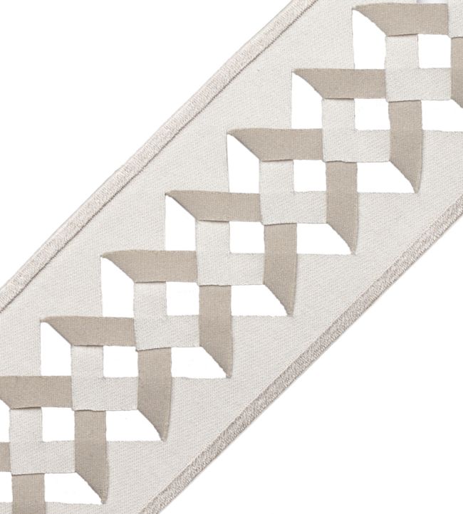 Vela Laser Cut Border Trimming by Samuel & Sons Crystal