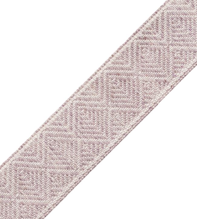 Somerset Geometric Border Trimming by Samuel & Sons Heather Grey