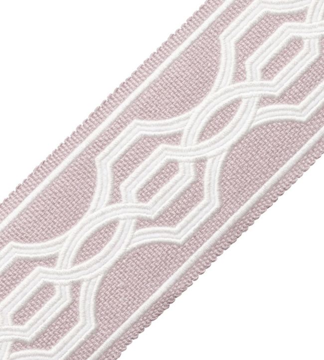 Veranda Linen Applique Border Trimming by Samuel & Sons Wisteria