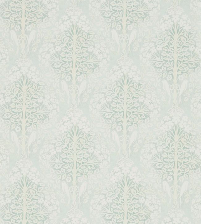 Lerena Wallpaper by Sanderson in Wedgwood Jane Clayton