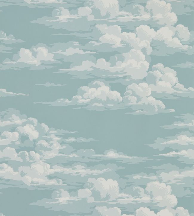 Silvi Clouds Wallpaper by Sanderson in Sky | Jane Clayton