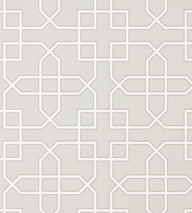 Hampton Trellis Wallpaper by Sanderson in Grey | Jane Clayton Hampton Trellis Wallpaper by Sanderson in Grey | Jane Clayton