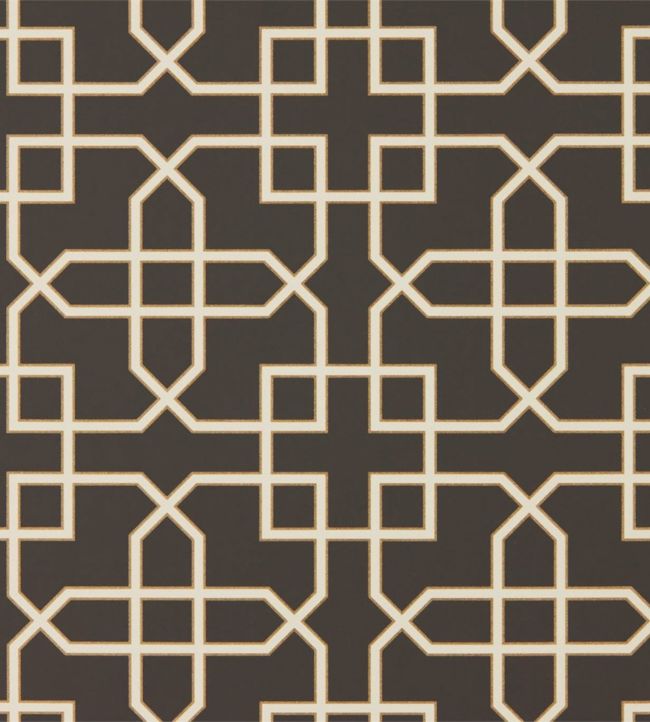 Hampton Trellis Wallpaper by Sanderson in Charcoal | Jane Clayton Hampton Trellis Wallpaper by Sanderson in Charcoal | Jane Clayton