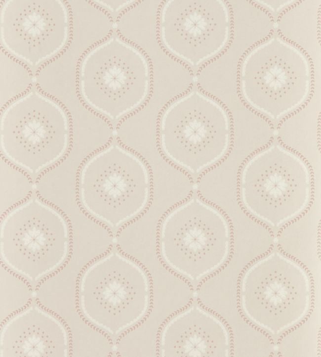Milcombe Wallpaper by Sanderson Powder Pink