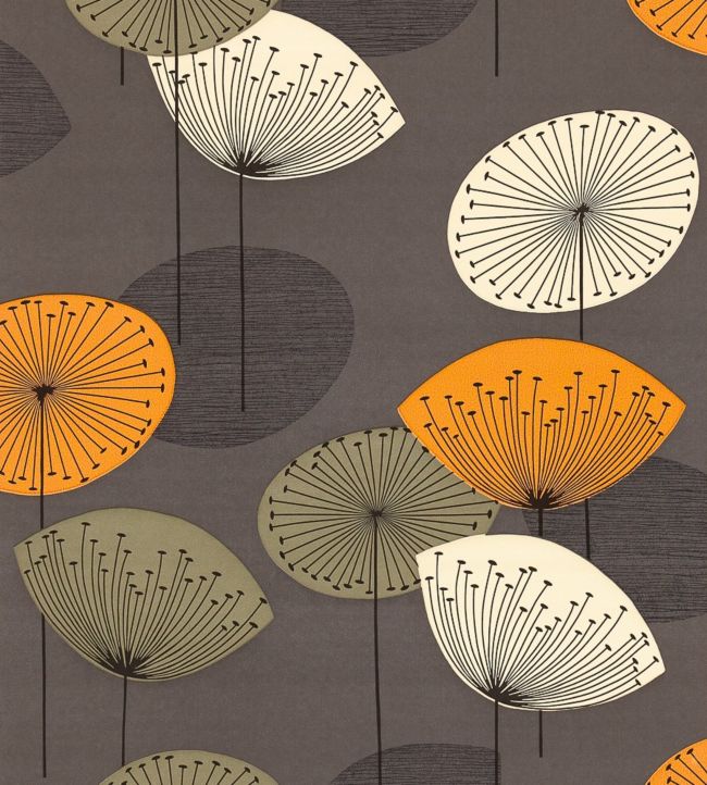 Dandelion Clocks Wallpaper by Sanderson Slate