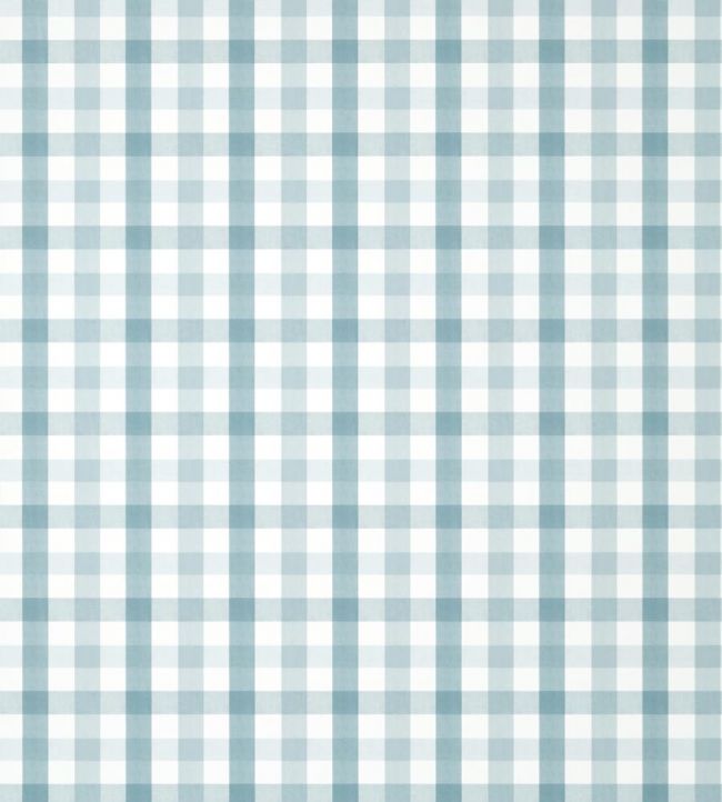 Saybrook Check Wallpaper by Anna French Spa Blue