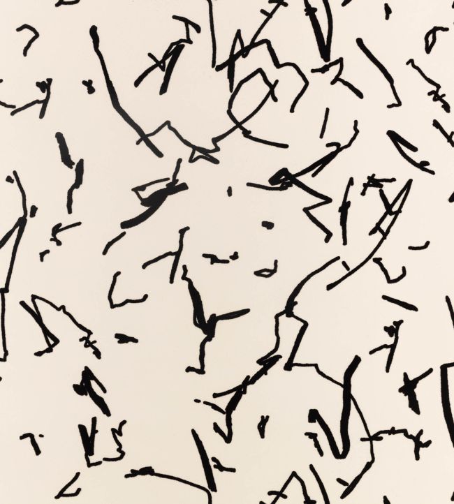 Scribble Wallpaper by Kirkby Design Monochrome