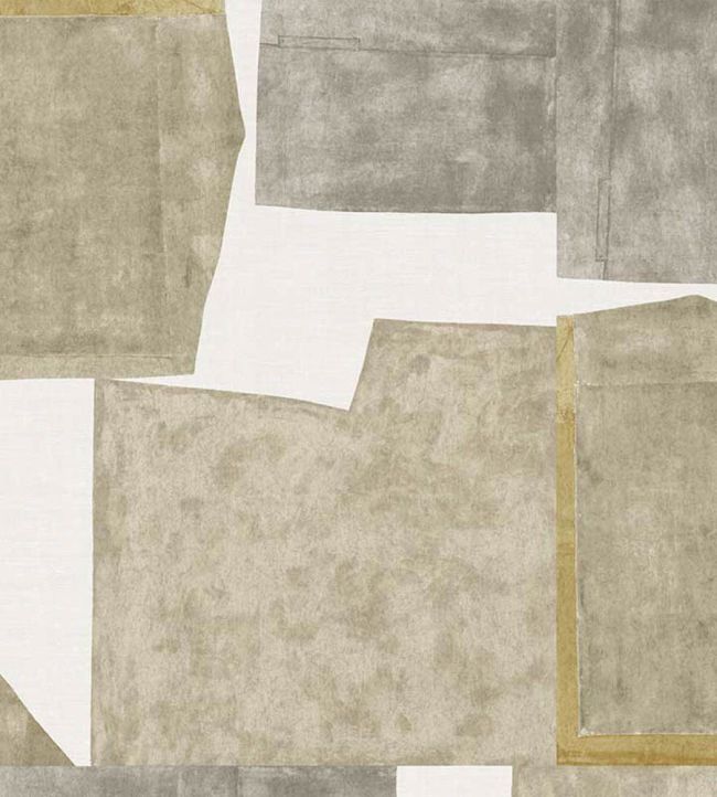 Sea Collage Vinyl Wallpaper by Christopher Farr Cloth Stone