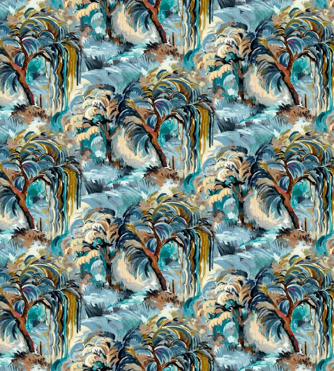 Secret Lagoon Baby Fabric by Arley House Ceru