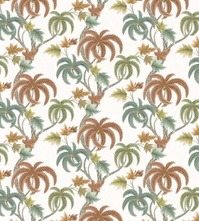 Shalimar Fabric by Osborne & Little Chestnut