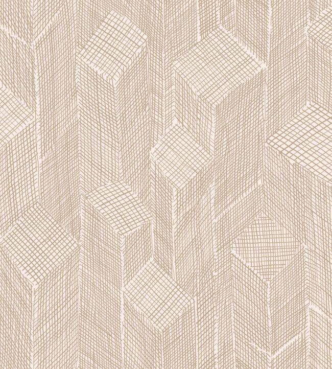 Shibam Wallpaper by Arte Pale White