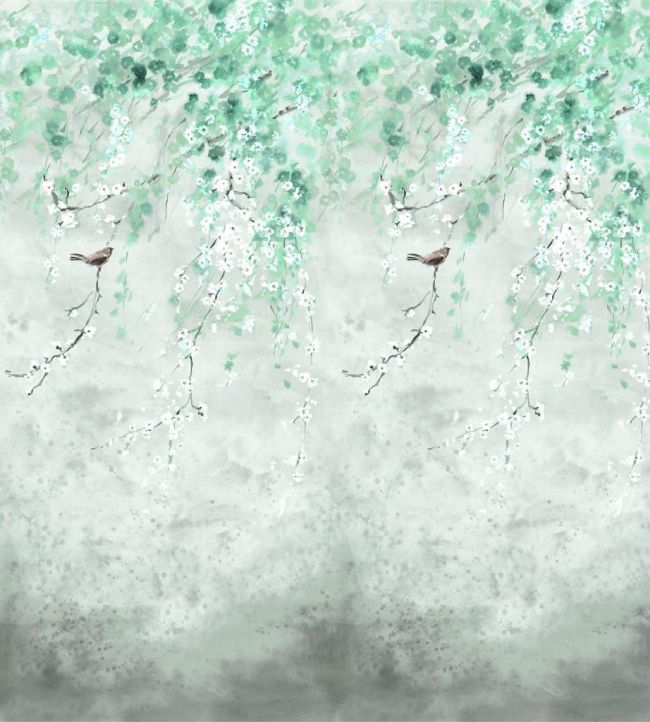 Shinsha Scene 1 Mural by Designers Guild Celadon