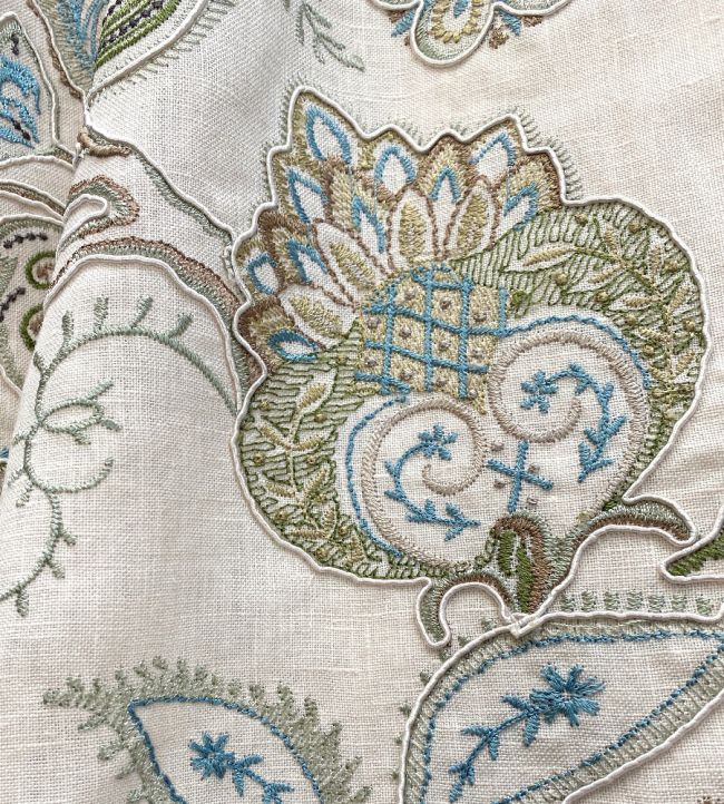 Shiraz Fabric by Ian Sanderson Chalk Hill Blue