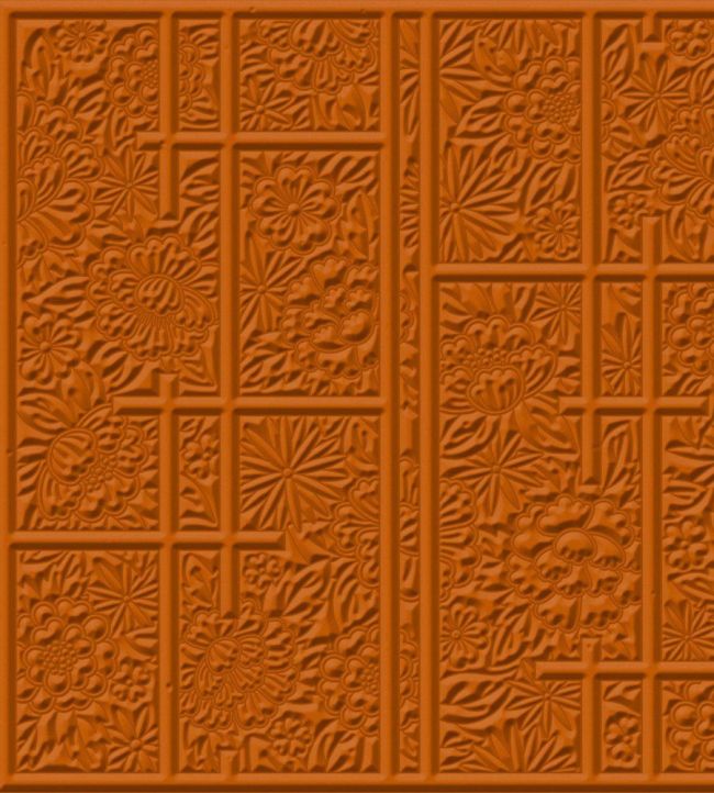 Shoji Blossom Wallpaper by Moooi Copper