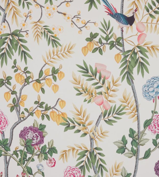 Silk Tree Linen Fabric by Liberty Lichen