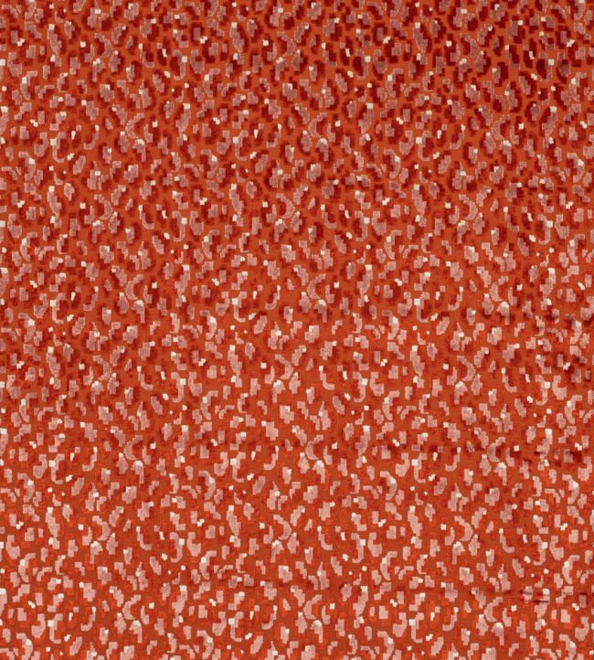 Simbar Fabric by Jane Churchill Red