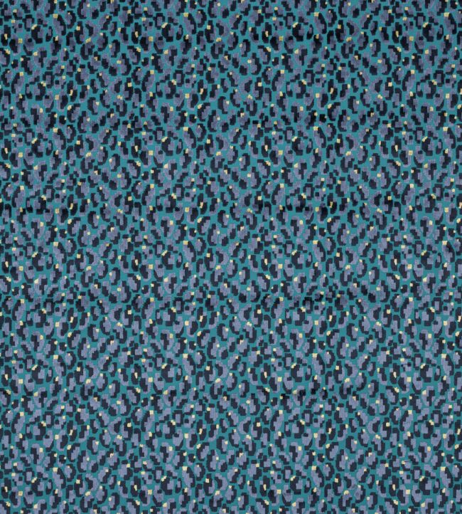 Simbar Fabric by Jane Churchill Teal